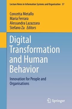 portada Digital Transformation and Human Behavior: Innovation for People and Organisations (in English)