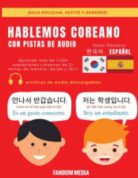 portada Hablemos Coreano - Con Pistas de Audio: Aprenda más de 1,400 expresiones coreanas de 21 temas de manera rápida y fácil