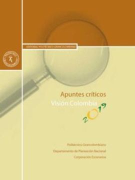 portada Apuntes Criticos. Vision Colombia 2019 