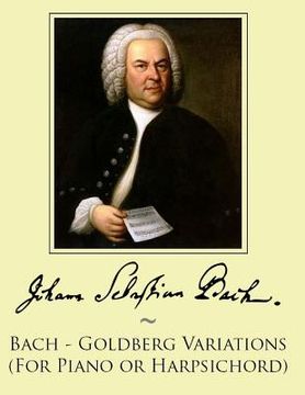 portada Bach - Goldberg Variations (For Piano or Harpsichord) (in English)