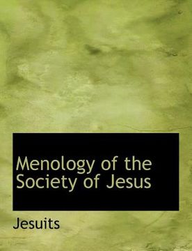 portada menology of the society of jesus (en Inglés)