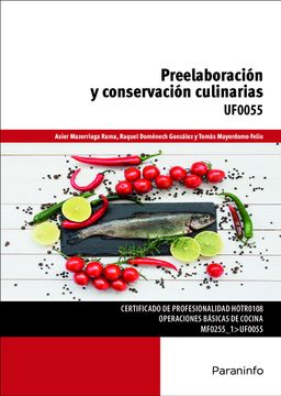 portada (Uf0055) Preelaboracion y Conservacion Culinarias (in Spanish)