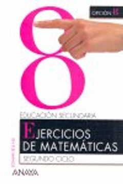 portada ejercicios de matematicas 8 2ºciclo (in Spanish)