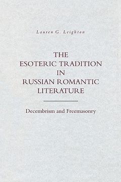 portada esoteric tradition in russian (en Inglés)