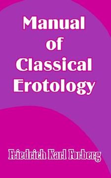 portada manual of classical erotology