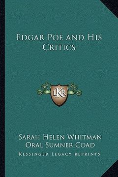 portada edgar poe and his critics