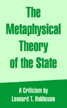 portada the metaphysical theory of the state