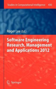 portada software engineering research, management and applications 2012 (en Inglés)