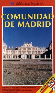 portada Mapa de la Comunidad de Madrid en Castellano e Ingles
