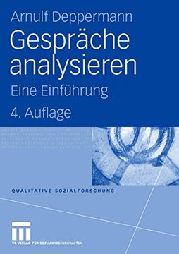 portada Gespräche Analysieren: Eine Einführung (en Alemán)