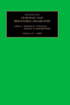 portada advances in learning and behavioral disabilities: vol 13 (in English)