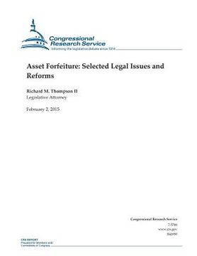 portada Asset Forfeiture: Selected Legal Issues and Reforms (en Inglés)