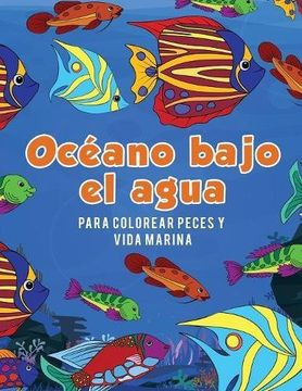 portada Ocano Bajo el Agua Para Colorear Peces y Vida Marina