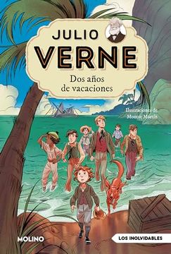 portada Julio Verne - dos Años de Vacaciones (Edición Actualizada, Ilustrada y Adaptada)