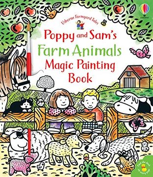 portada Poppy and Sam'S Farm Animals Magic Painting Book (Farmyard Tales Poppy and Sam) (en Inglés)