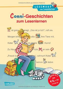 portada Conni-Geschichten zum Lesenlernen: Lesestufe 1 - für Leseanfänger (en Alemán)