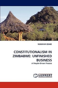 portada constitutionalism in zimbabwe: unfinished business