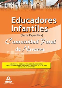 portada Educadores Infantiles de la Comunidad Foral de Navarra. Test Parte Específica