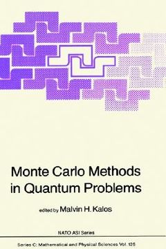 portada monte carlo methods in quantum problems (en Inglés)