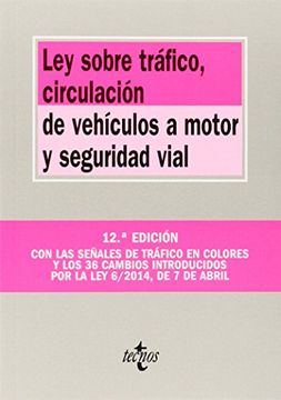 portada Ley Sobre Tráfico, Circulación De Vehículos A Motor Y Seguridad Vial 