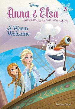 portada Anna & Elsa #3: A Warm Welcome (Disney Frozen) (a Stepping Stone Book(Tm)) 
