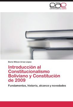 portada Introduccion al Constitucionalismo Boliviano y Constitucion de 2009