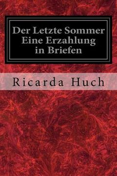 portada Der Letzte Sommer Eine Erzahlung in Briefen (in German)