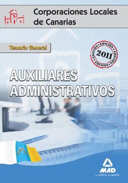portada Auxiliares Administrativos De Corporaciones Locales De Canarias. Temario General