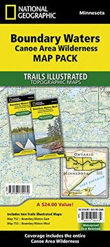 portada Boundary Waters Canoe Area Wilderness [Map Pack Bundle] (National Geographic Trails Illustrated Map)