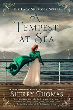 portada A Tempest at sea (The Lady Sherlock Series) (en Inglés)