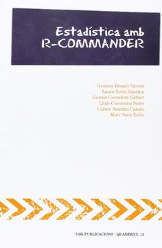portada Estadística amb R-Commander (UdG Publicacions)