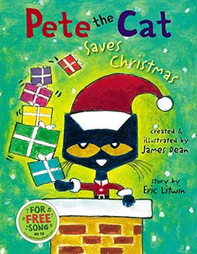 portada Pete the cat Saves Christmas (in English)