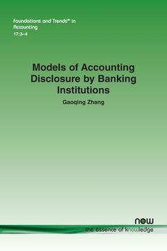 portada Models of Accounting Disclosure by Banking Institutions