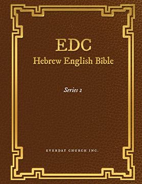 portada Edc Hebrew English Bible Series 2 (en Inglés)
