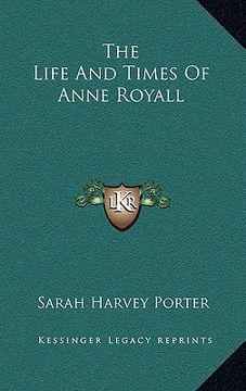 portada the life and times of anne royall (in English)