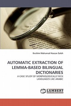portada automatic extraction of lemma-based bilingual dictionaries (en Inglés)