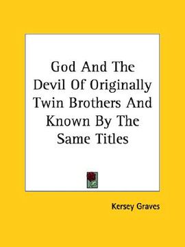 portada god and the devil of originally twin brothers and known by the same titles (en Inglés)