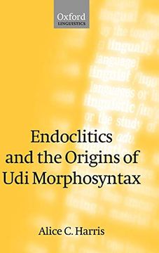 portada Endoclitics and the Origins of udi Morphosyntax (en Inglés)