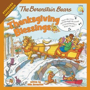 portada The Berenstain Bears Thanksgiving Blessings (Berenstain Bears/Living Lights) (en Inglés)