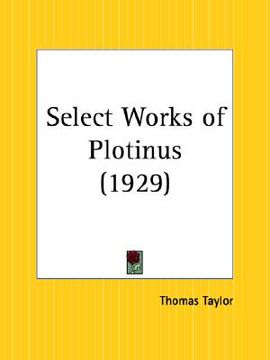 portada select works of plotinus (in English)