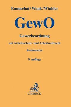 portada Gewerbeordnung (en Alemán)