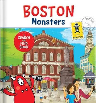 portada Boston Monsters: A Search-And-Find Book (in English)