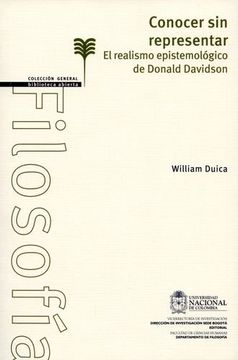 portada Conocer sin Representar. El Realismo Epistemológico de Donald Davidson (in Spanish)