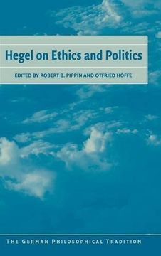 portada Hegel on Ethics and Politics Hardback (The German Philosophical Tradition) (en Inglés)