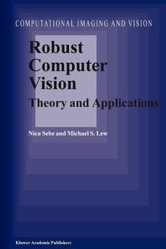 portada robust computer vision: theory and applications (en Inglés)