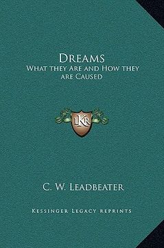 portada dreams: what they are and how they are caused (in English)
