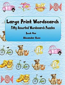 portada Large Print Wordsearch: Fifty Assorted Wordsearch Puzzles (en Inglés)
