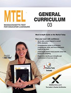 portada 2017 Mtel General Curriculum (03) (Mtel General Curriculum 03 Teacher Certification Exam) (en Inglés)