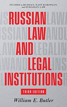 portada Russian law and Legal Institutions: Third Edition (Studies in Russian, East European, and Eurasian Law) (en Inglés)
