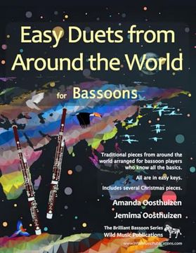 portada Easy Duets from Around the World for Bassoons: 32 exciting pieces arranged for two players who know all the basics. (en Inglés)